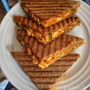 Peri Peri Paneer Sandwich