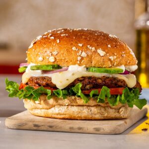 Veggie Burger With Cheese