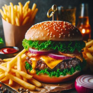 Veggie Burger With double Cheese