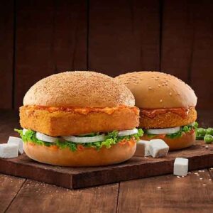 Paneer Burger With Cheese